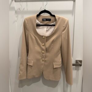 Zara Round Neck Blazer
